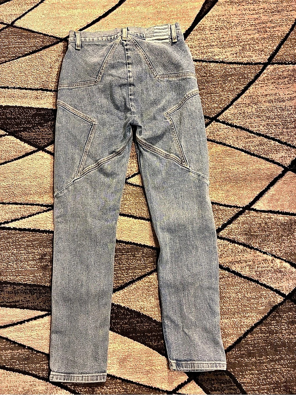 REVICE Denim Blue Straight Leg Jeans
